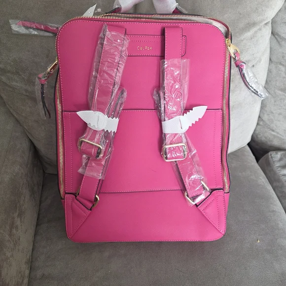 Calpak Pink Laptop Backpack - Picture 3 of 8
